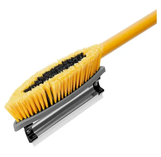 Купить Щетка сметка со скребком Denzel телескоп, поворотная голова, водосгон 950-1320 мм 55327